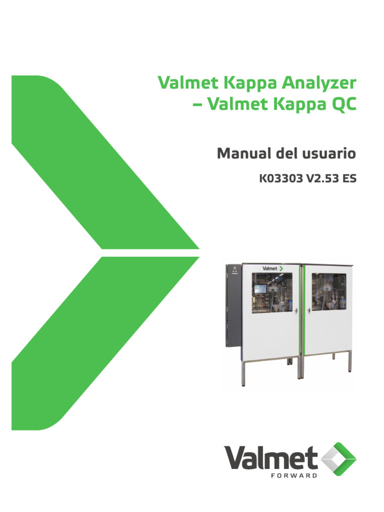 Manual del Valmet Kappa Analyzer | PDF | USB | Dirección IP