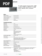 HMIET6500 Touch Panel Specifications | PDF | Touchscreen | Electrical ...