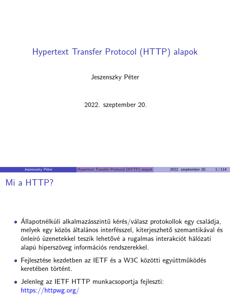 HTTP Fundamentals | PDF