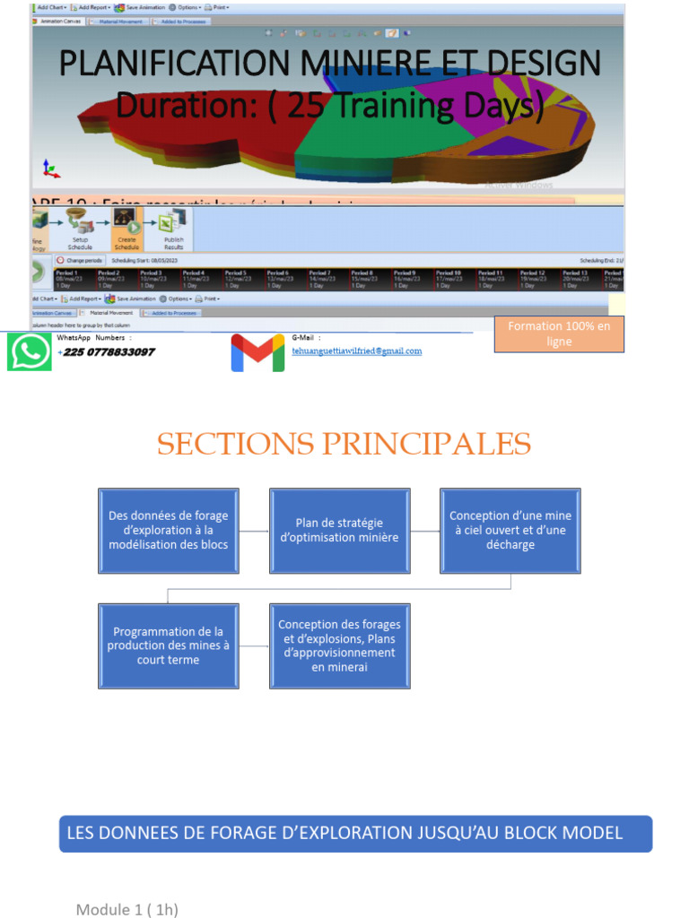 Formation en Planification Minière | PDF | Technologie et ingénierie