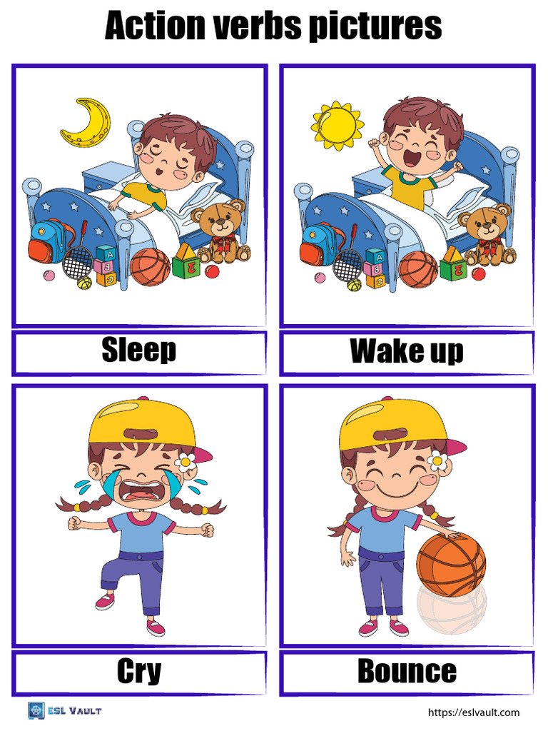 free-printable-verb-flashcards-with-pictures-4 | PDF