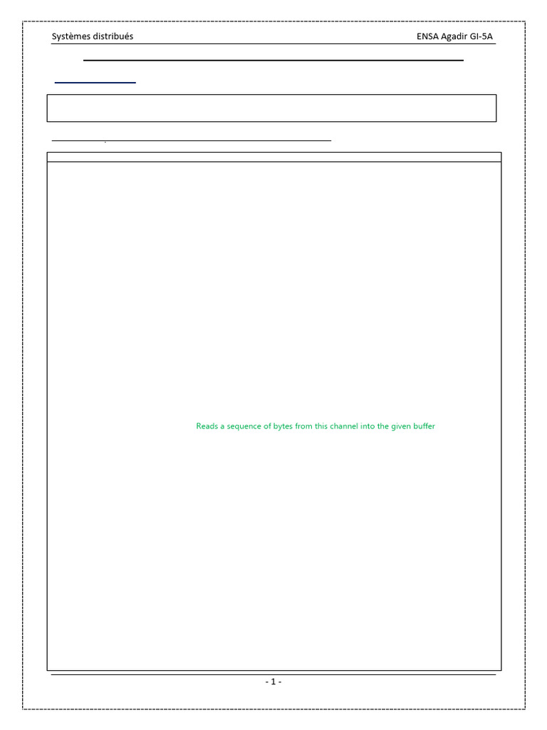 Sockets NIO en Java : Client-Serveur | PDF | Java (Langage de ...