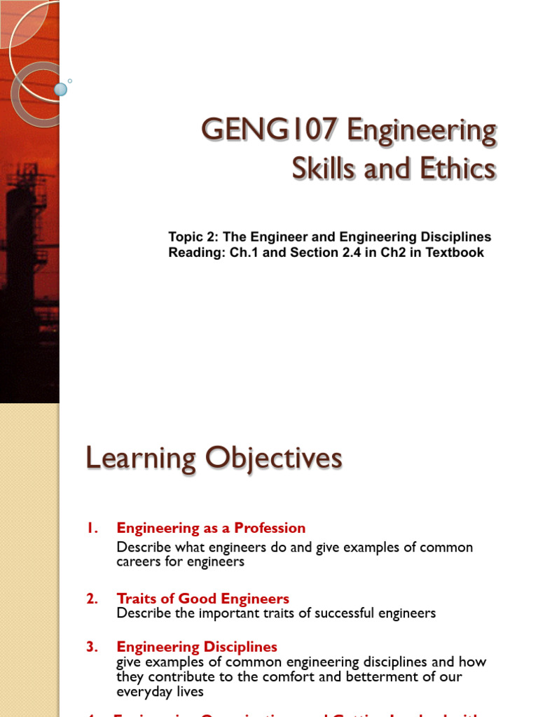Engineering Professions and Disciplines | PDF | Engineering | Engineer