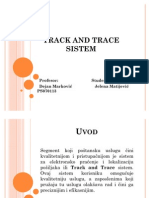 Track and Trace Sistem