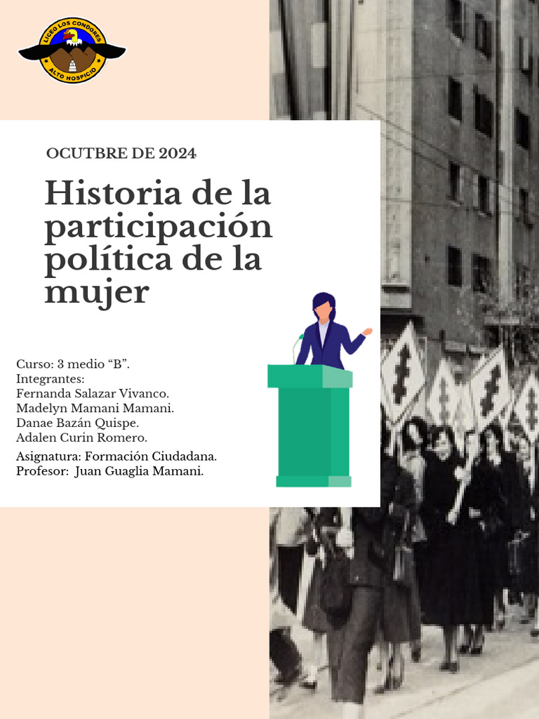 Historia de la participación política femenina en Chile | PDF | Mujer ...