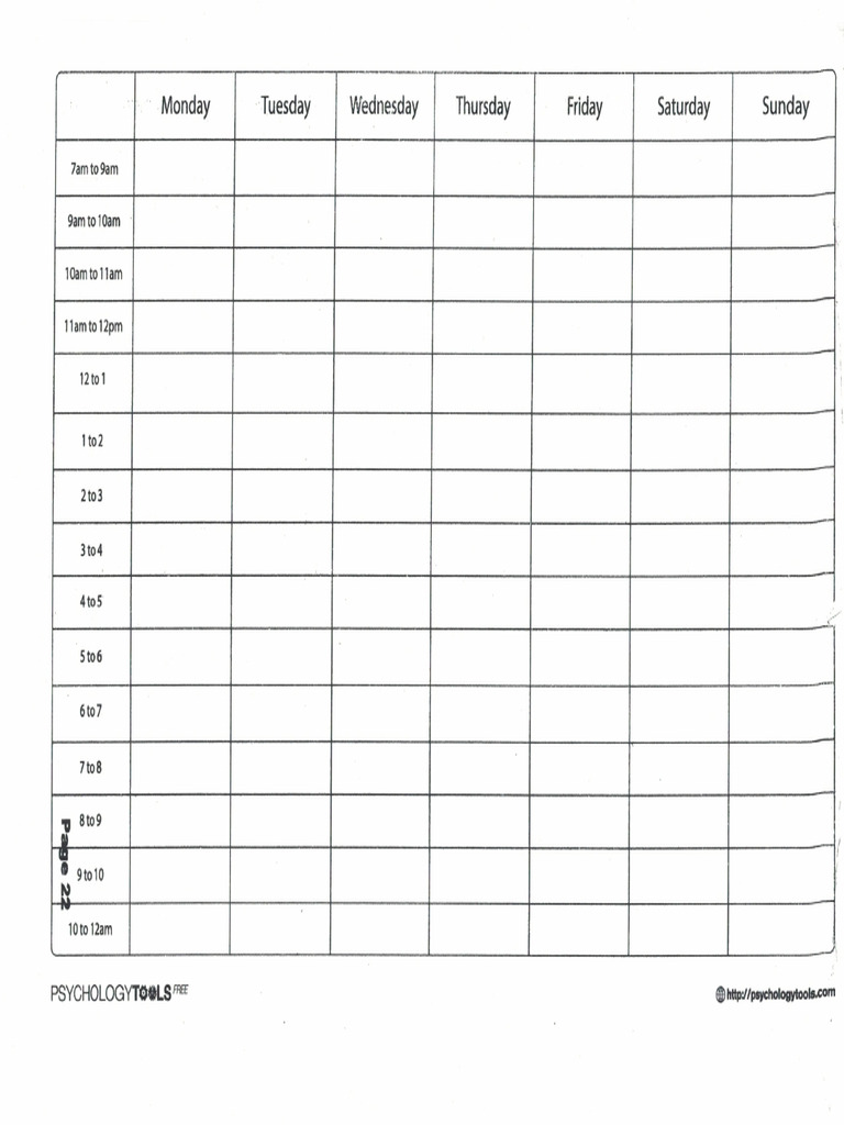 Weekly Activity Tracking | PDF