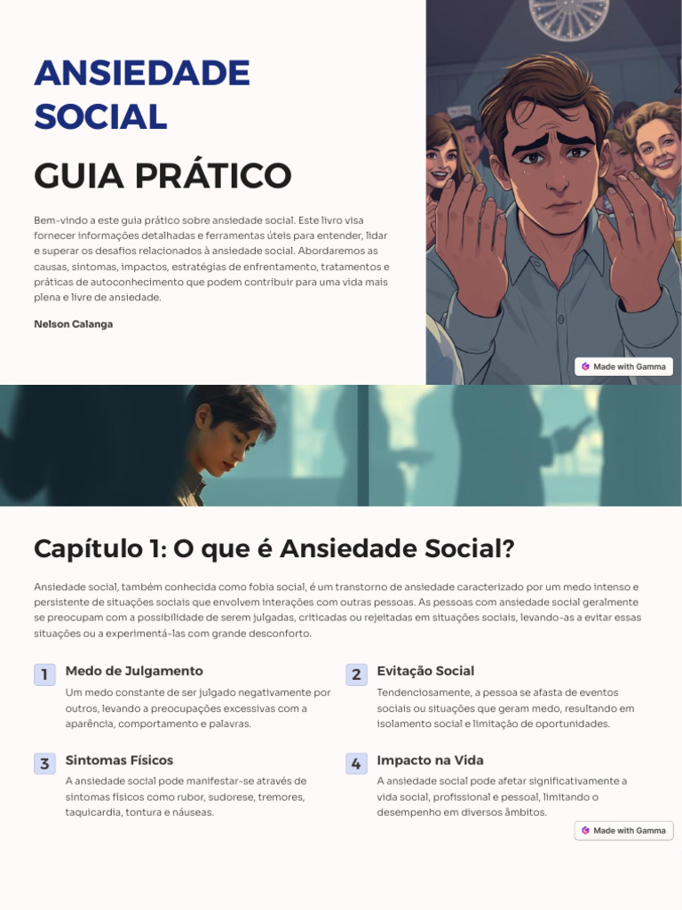Guia Prático para Ansiedade Social | PDF | Transtorno de ansiedade ...