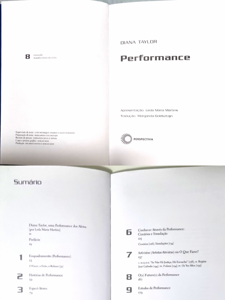 TAYLOR Performance | PDF | Pensamento | Artes Cênicas