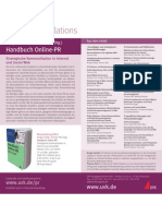 Handbuch Online-PR - Infoflyer - UVK 2012