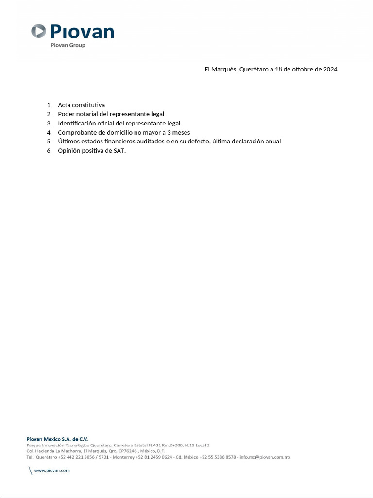 Formato de Requisitos de Crédito | PDF | Finanzas y administración del ...