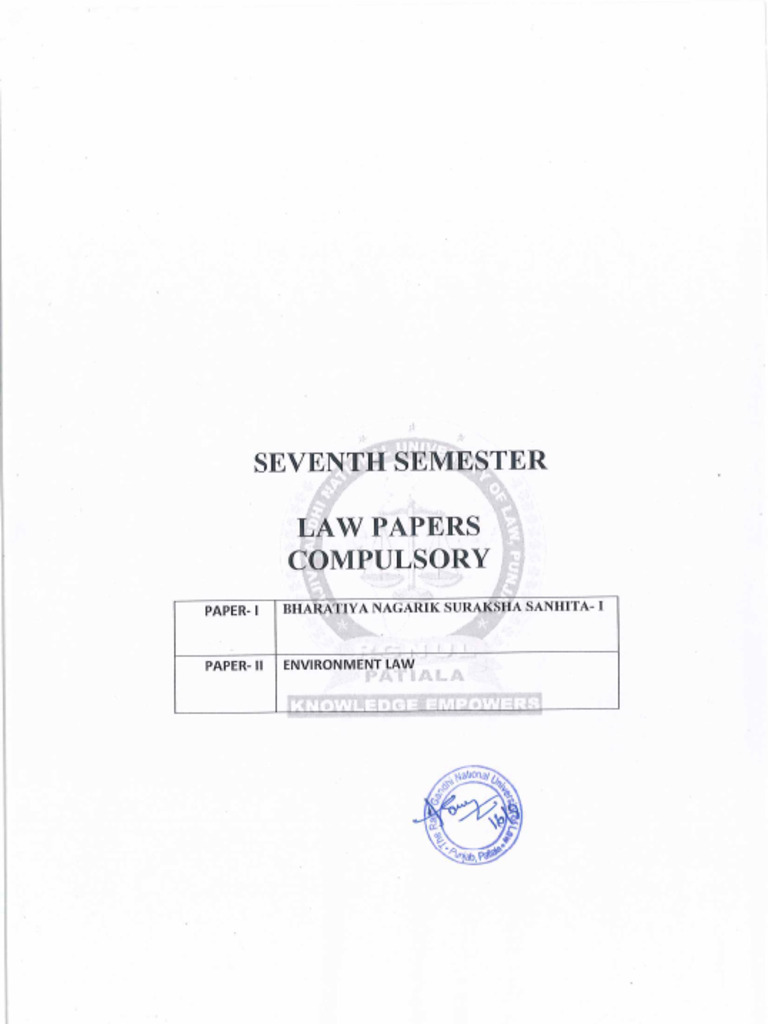 7 Sem Syllabus | PDF