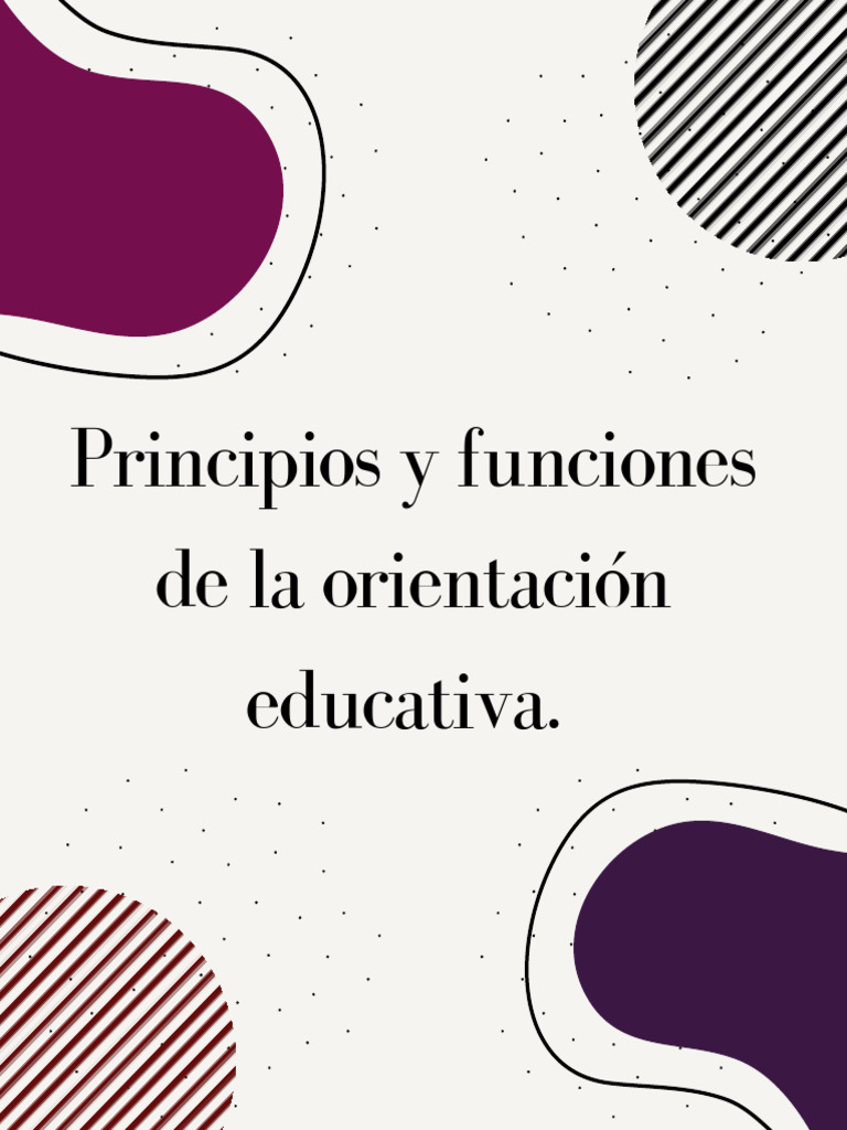 IBLP - Principios y Funciones de La Orientacion Educativa | PDF ...