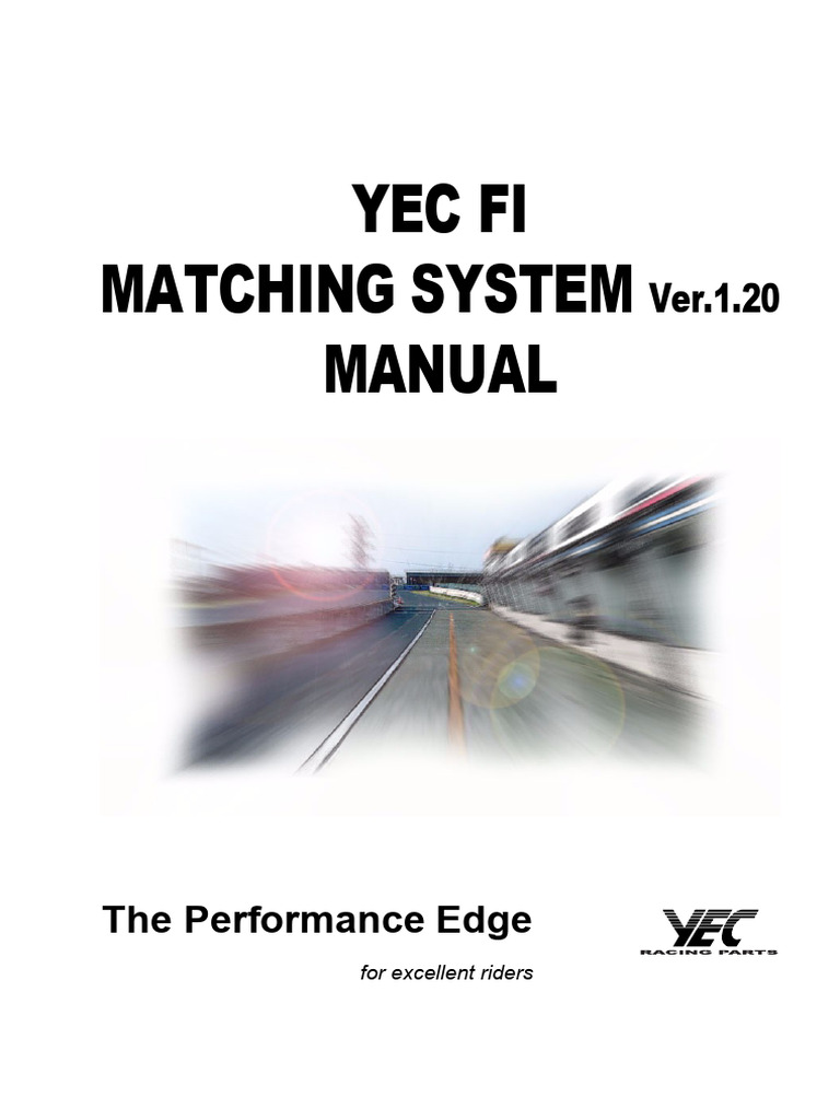 R1 09 FI Matching (Tuning) System Manual in English - PDF - Factory Pro ...