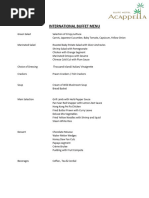 PGL Food Menu 2024-2025 Overview | PDF | Sausage | Salad