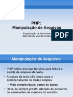 Manipulação de Arquivos PHP