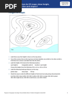 1 7+how+do+OS+maps+show+height-2Cdirection+and+slopes | PDF