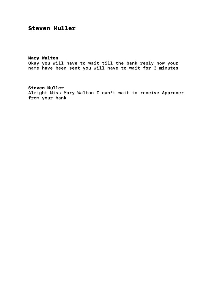 Bank Approval Wait Time Discussion | PDF