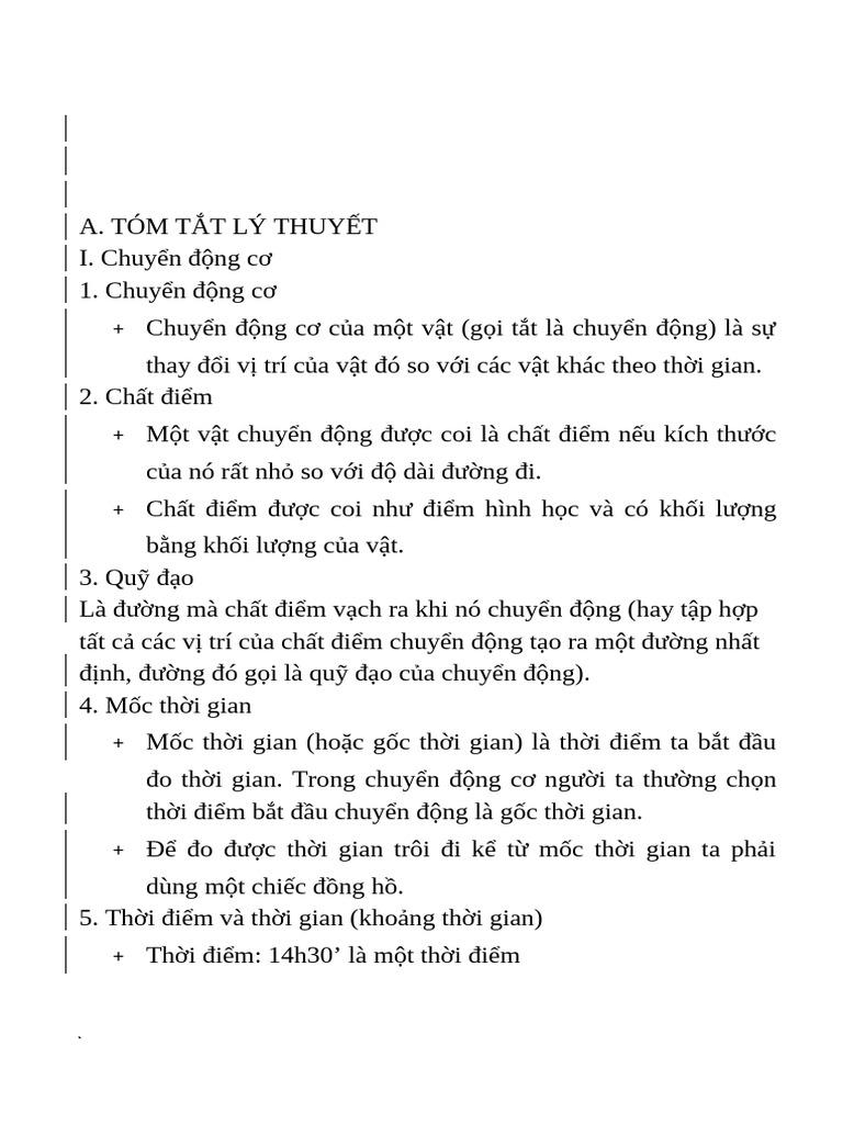 Chu de 1. Dong Hoc Chat Diem - Phan 1 - 96tr | PDF