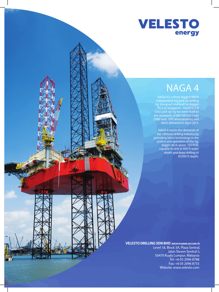 NAGA 4 Drilling Rig Specifications | PDF | Oil Well