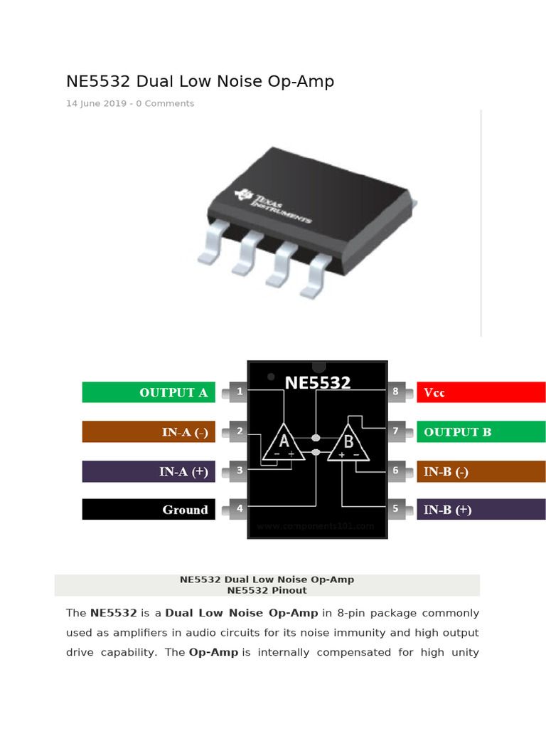 NE5532D Dual Low Noise Op-Amp - 16-Pin SMD, 5-Piece Lot, Signetics Brand 5 thumbnail image