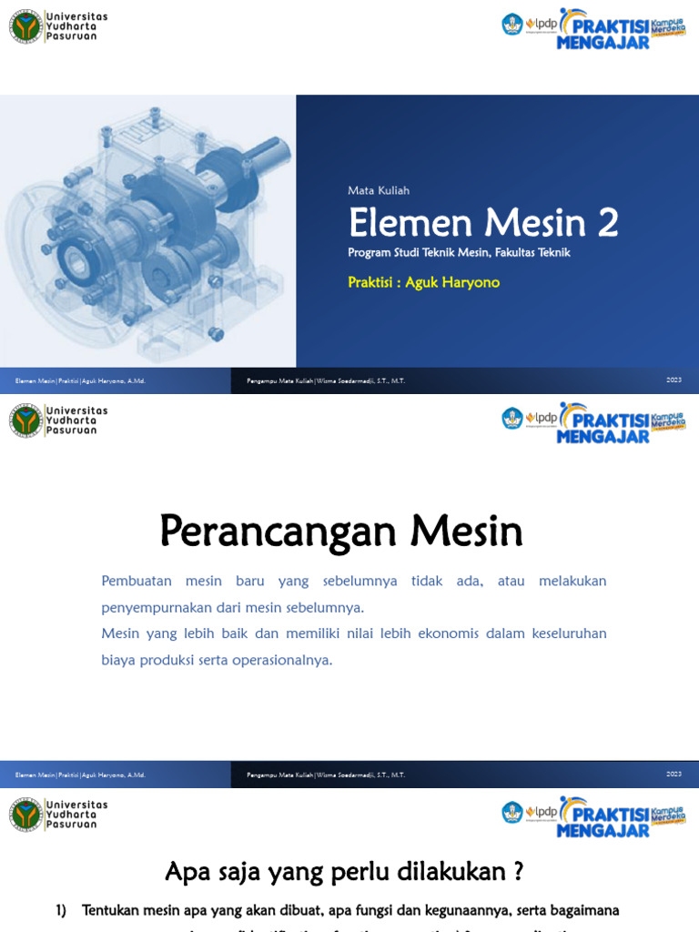Elemen Mesin 2 A 2 Pdf Pdf