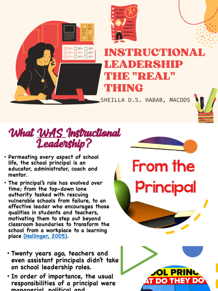 Instructional Leadership-Real | PDF | Leadership | Teachers