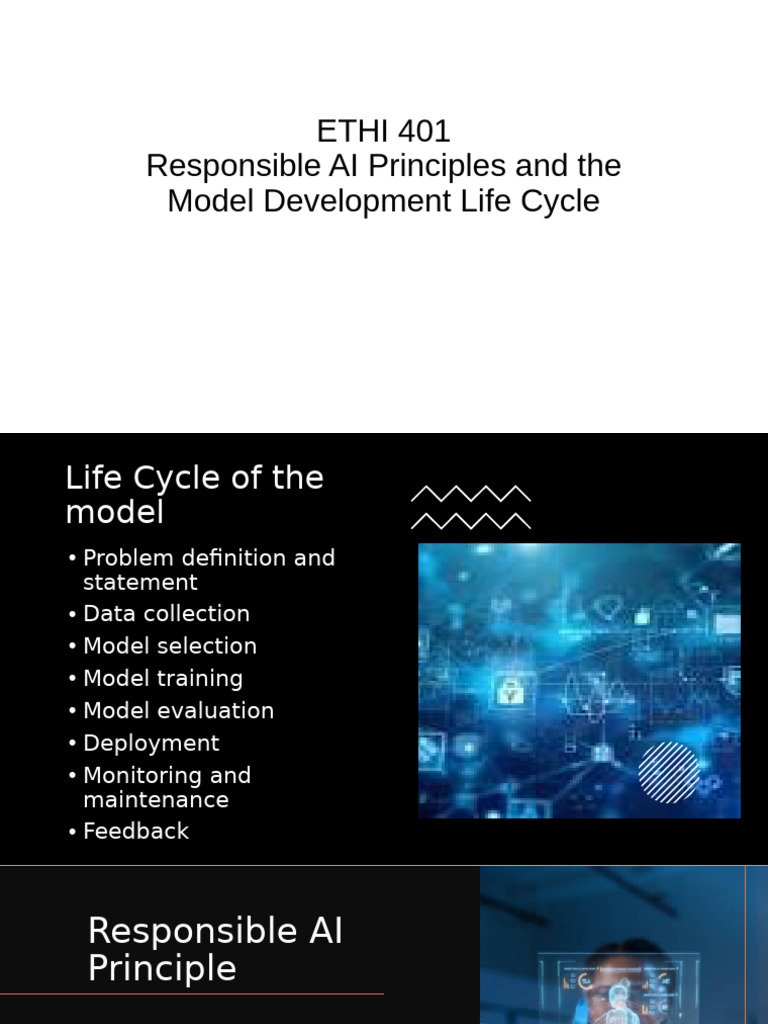 Responsible AI Principles and The Model Development Life Cycle | PDF