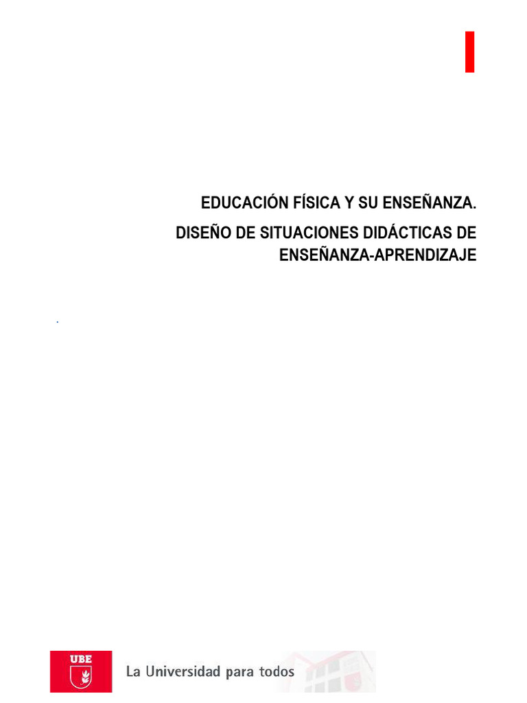 Diseño de Situaciones Didácticas en EF | PDF | Enseñando | Plan de estudios