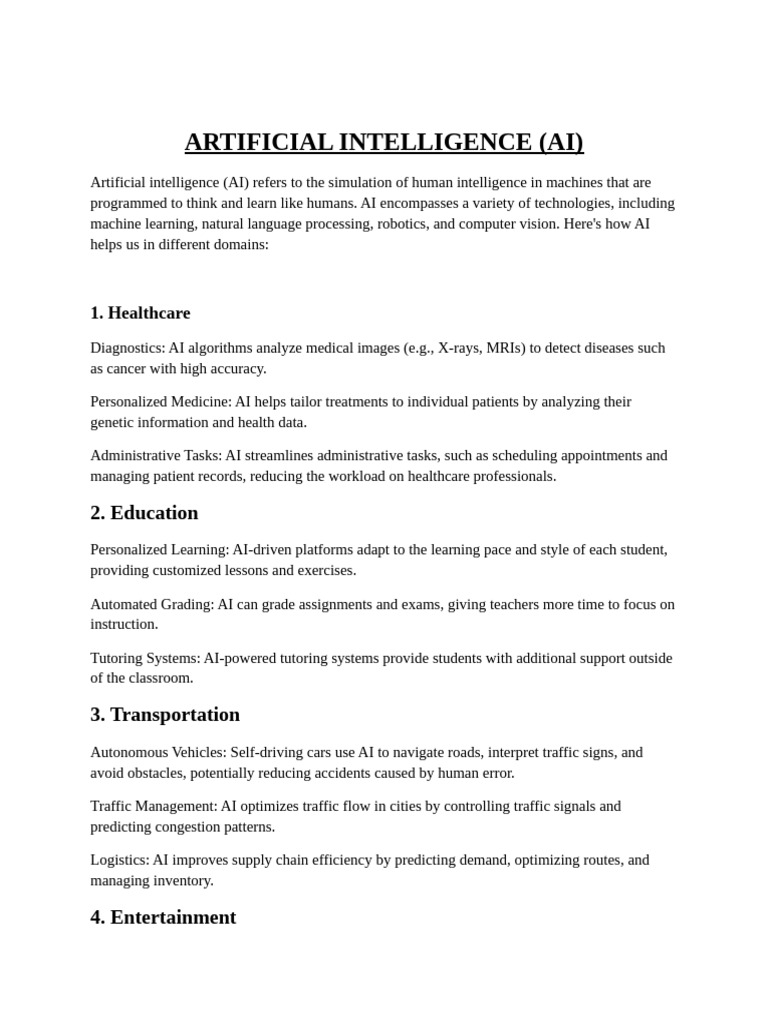Artificial Intelligence | PDF