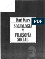 Tema 2.karl Marx, Sociologia y Filosofia Social. Pp. 70-108