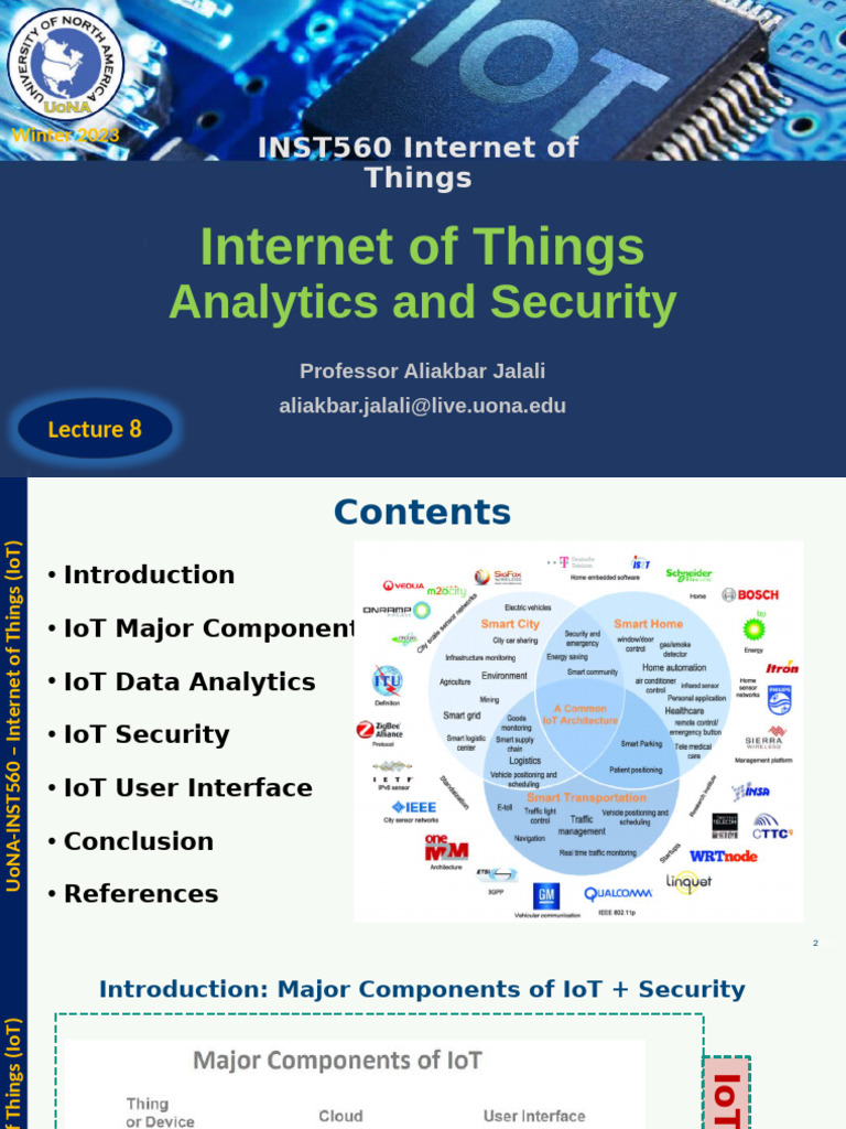 IoT Analytics and Security Overview | PDF | Internet Of Things | Security