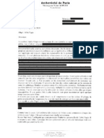 Abbé Guy Pagès, La Lettre Ayant Crée La Polémique. L'auteur A Corrigé Dans Un 2em Courrier