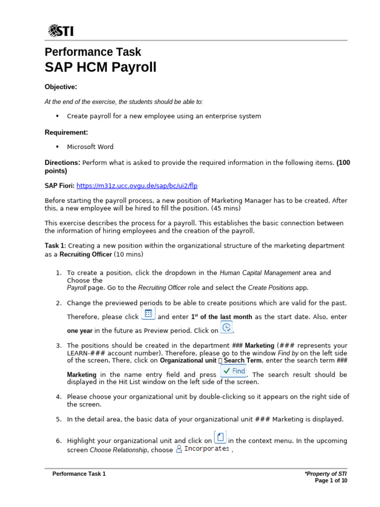SAP HCM Payroll Process Overview | PDF | Payroll | Employment