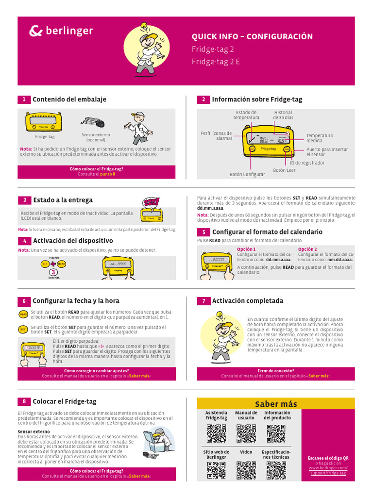 Guía Rápida de Configuración Fridge-tag | PDF | Informática
