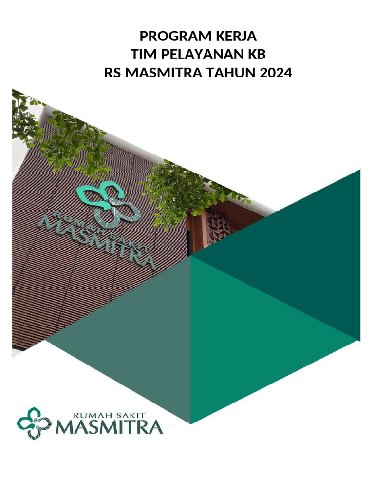 Program Kerja Tim KB RS Masmitra 2024 | PDF