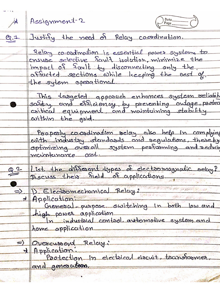 Switchgear and protection notes PDF