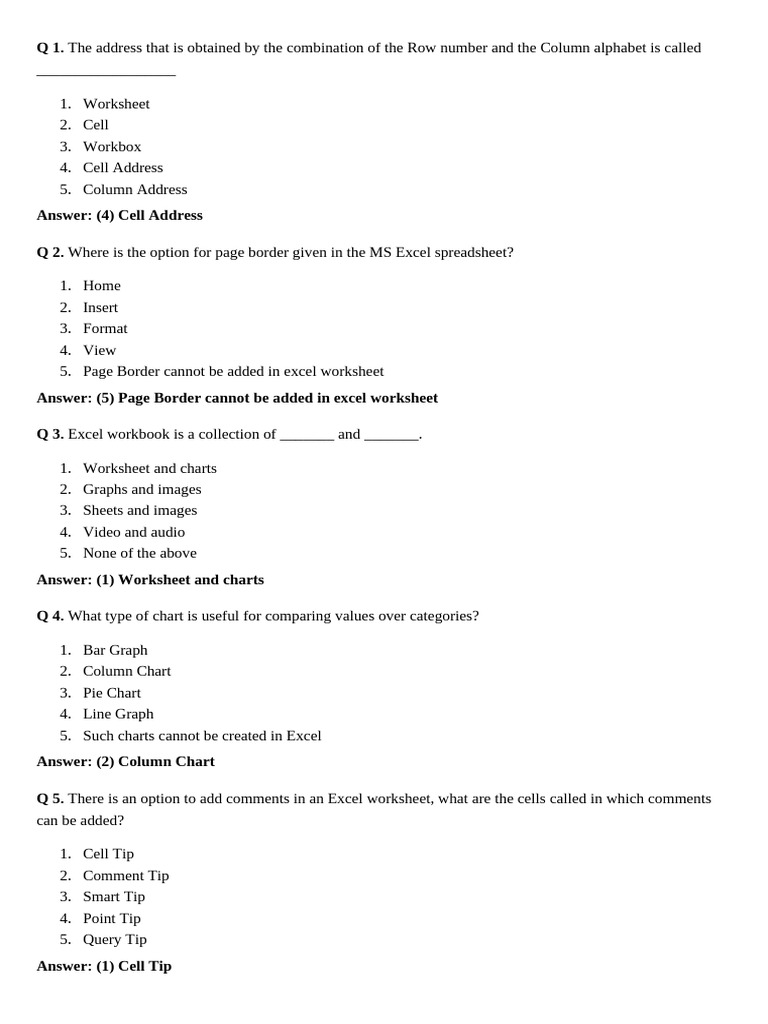 Computers | PDF | Microsoft Excel | Spreadsheet