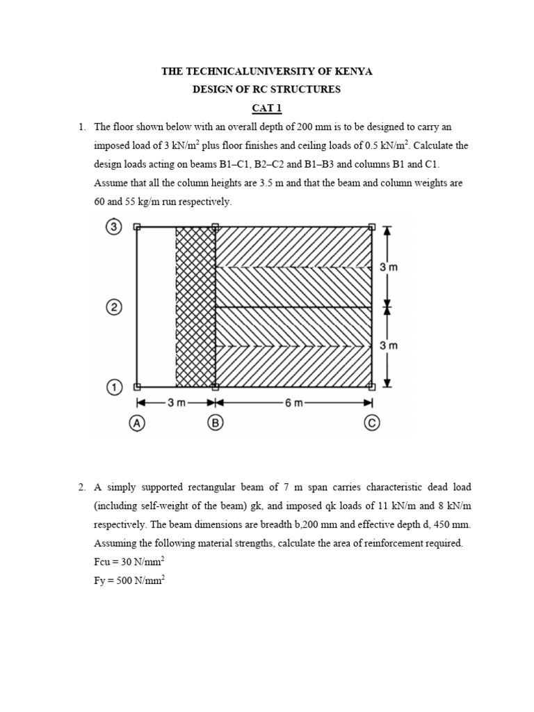 CAT 1 - RC Structures | PDF