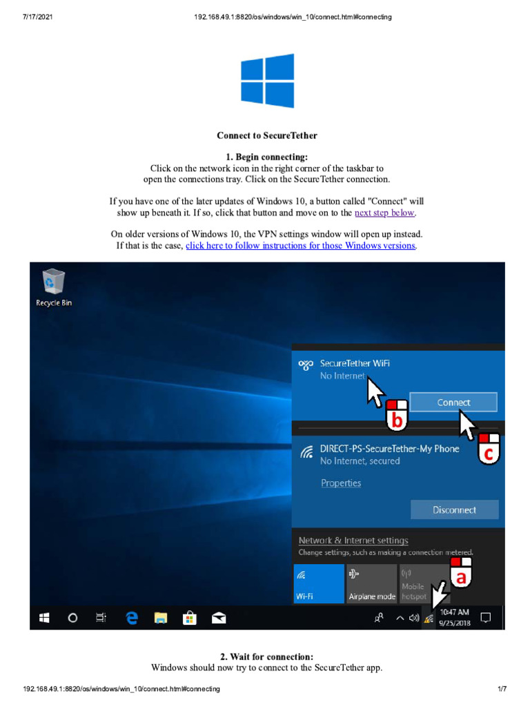 Os Windows Win 10 Connect | PDF