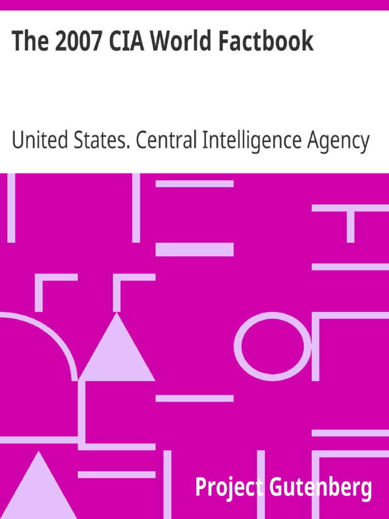 2007 CIA World Factbook eBook | PDF | Purchasing Power Parity | Gross ...
