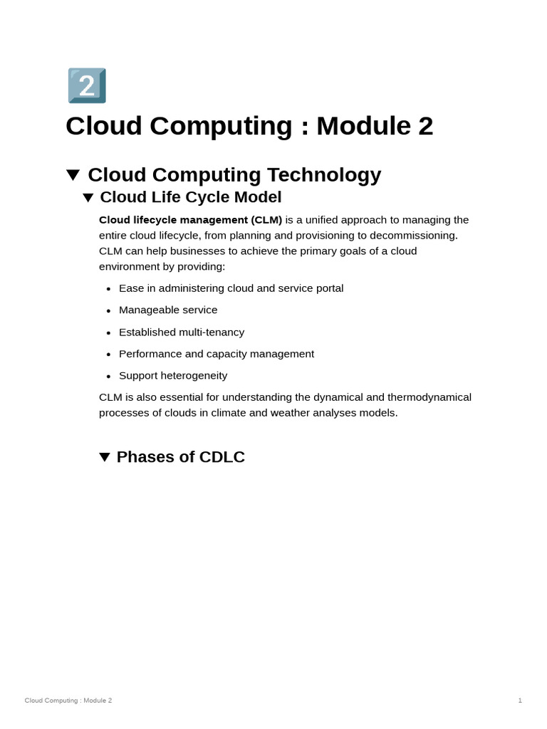 Cloud Development Lifecycle Overview | PDF | Cloud Computing | Computing