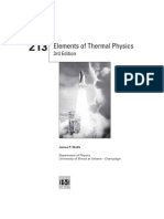 Physics 213 Elements of Thermal Physics 3rd Edition