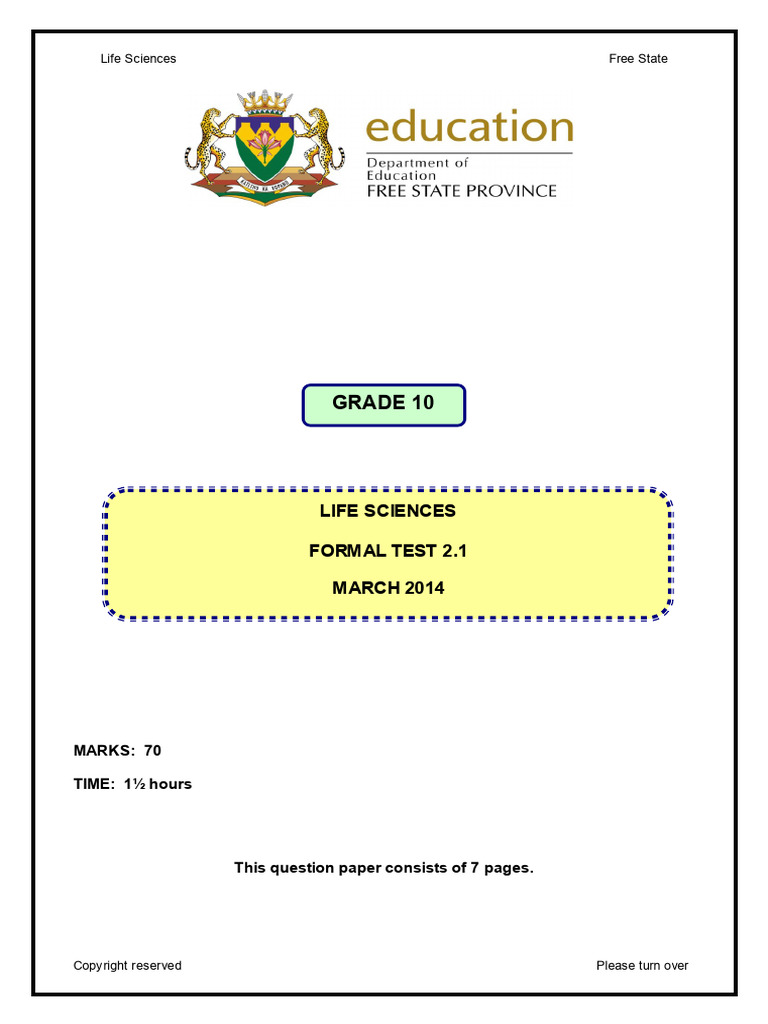 GRADE 10 LIFE SCIENCES TOPIC TESTS PDF TERM 1 visual data 7