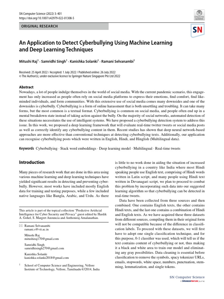 2022 Using Ml and Deep Learning | PDF | Deep Learning | Machine Learning