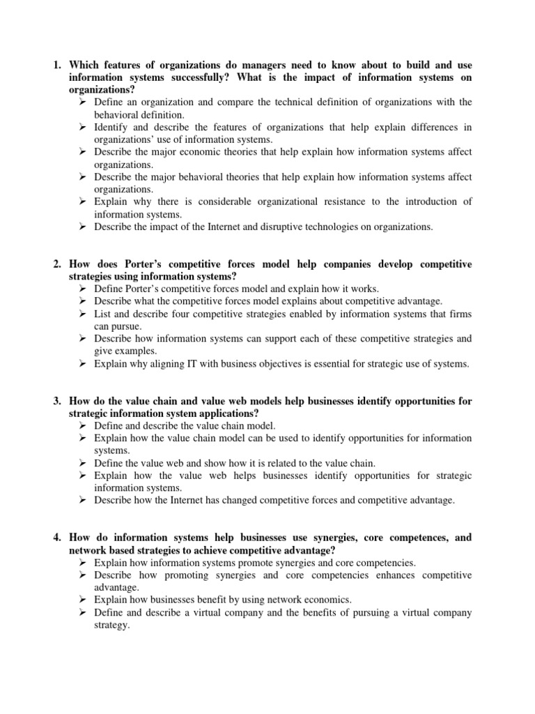 Understanding Information Systems in Organizations | PDF | Information ...