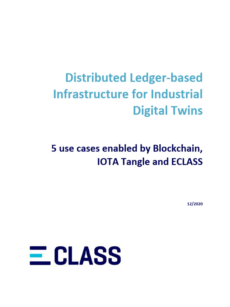 Blockchain for Industrial Digital Twins | PDF | Use Case | Computer Network