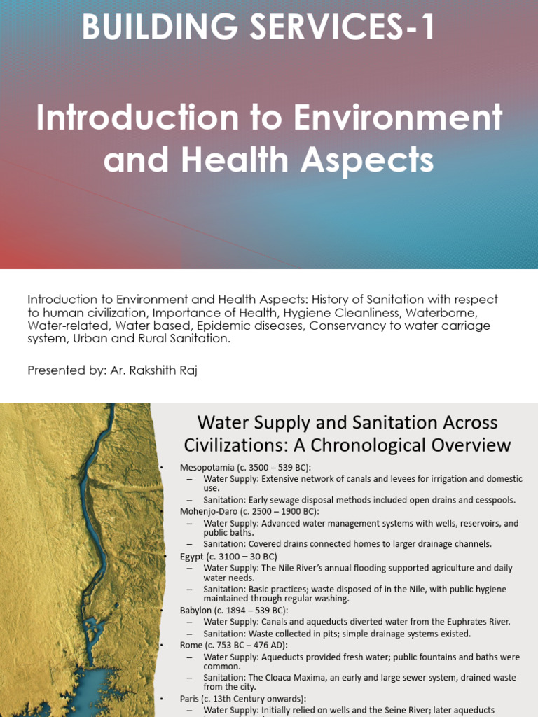 Water Storage and Sanitation History | PDF | Water | Water Purification