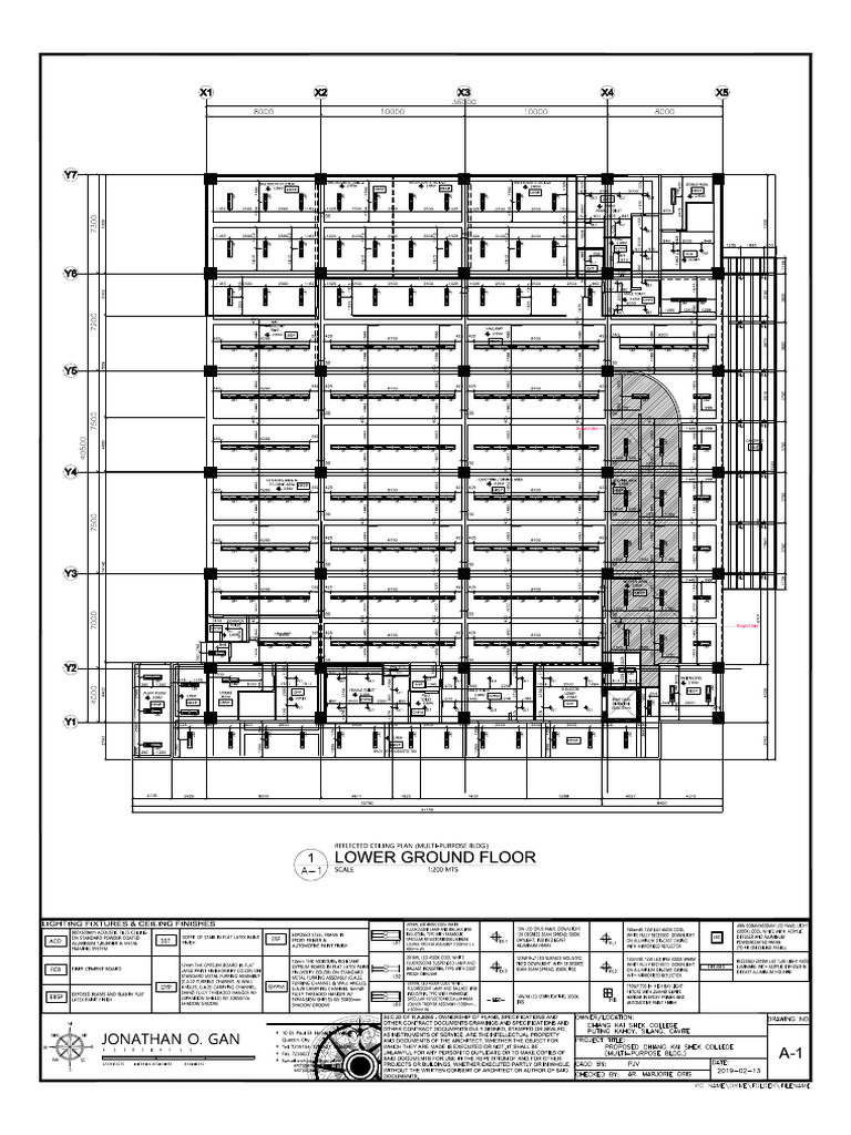 Lower Ground Floor RCP | PDF