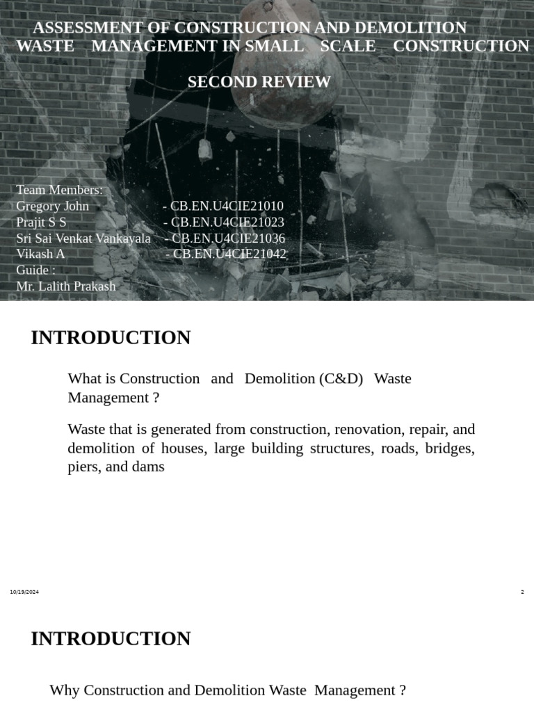 Minor Second Review | PDF | Survey Methodology | Waste