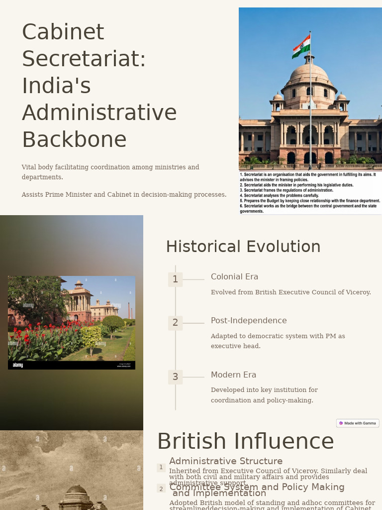 Cabinet Secretariat: India's Governance Hub | PDF | Governance | Leadership